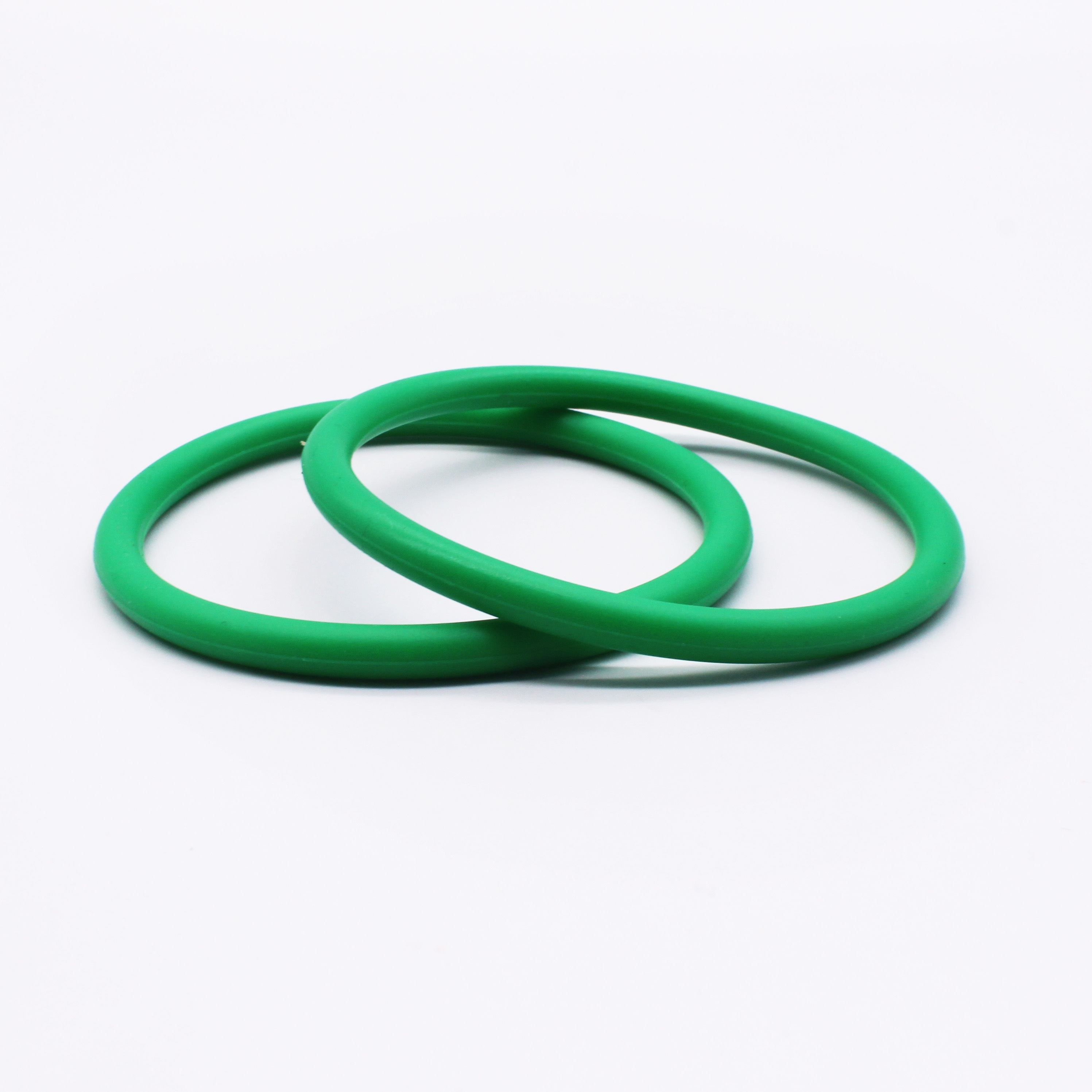 2pcs Large Round Silicone Bangle Set, Versatile